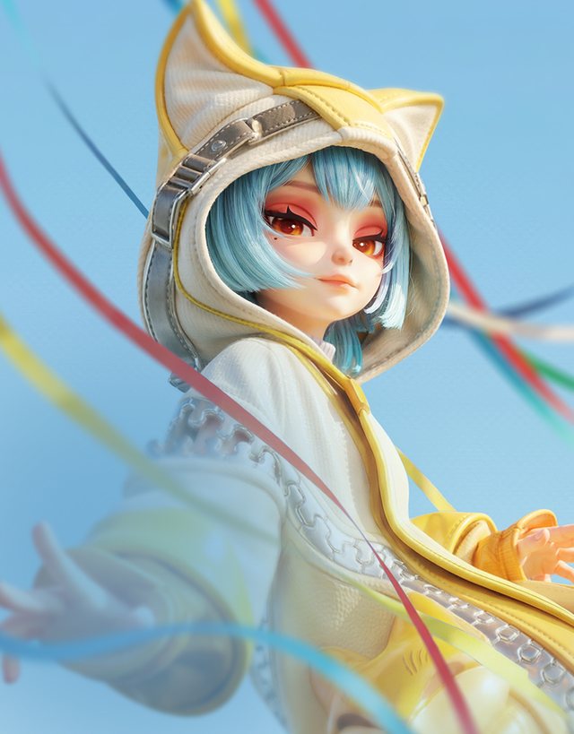 小妲己皮肤：海盐橙花